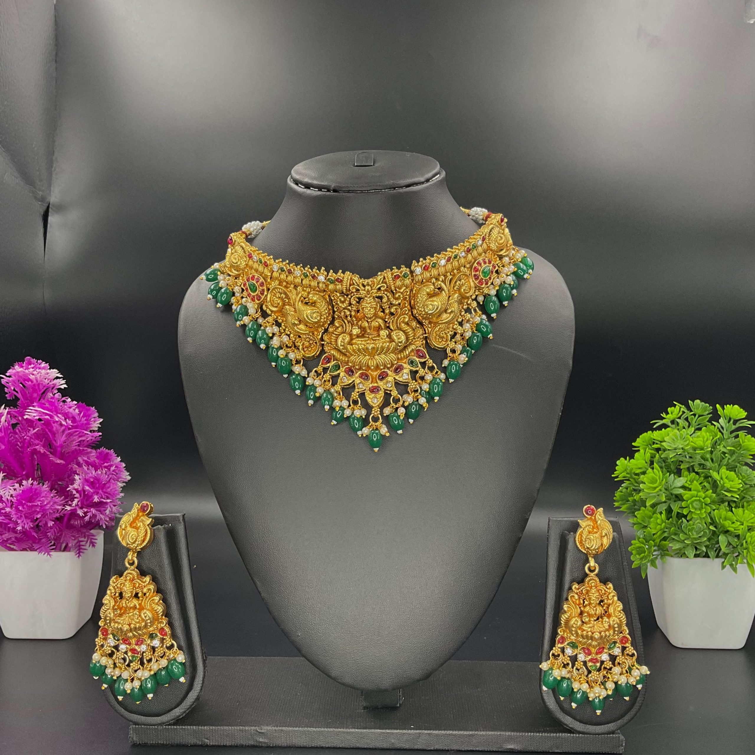 Manufacturer, Exporter, Importer, Supplier, Wholesaler, Retailer, Trader of God And Peacock Necklace in New Delhi, Delhi, India.